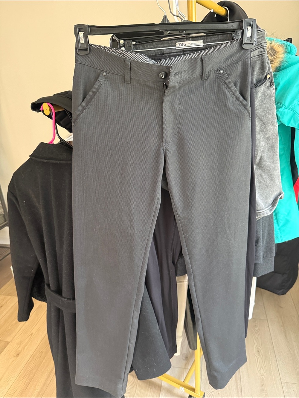 Men's Black Dress Pants - Classic Tailored Fit